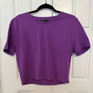 Zara Cropped Tee Size XL
